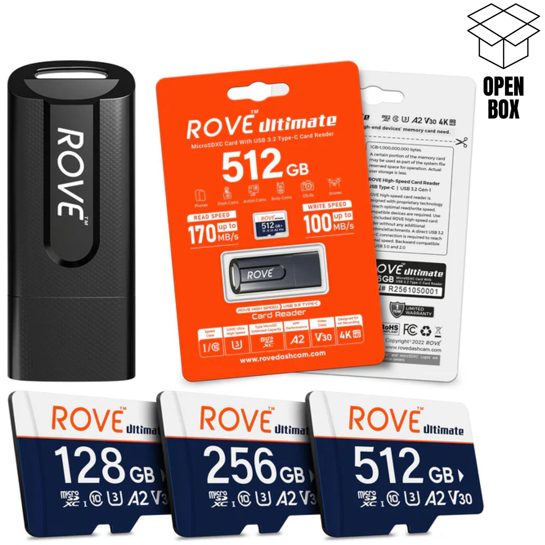 Rove Ultimate microSD card open-box image