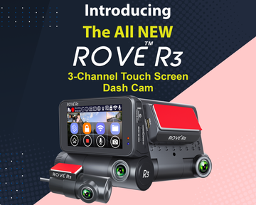 ROVE R3 3-channel dash cam