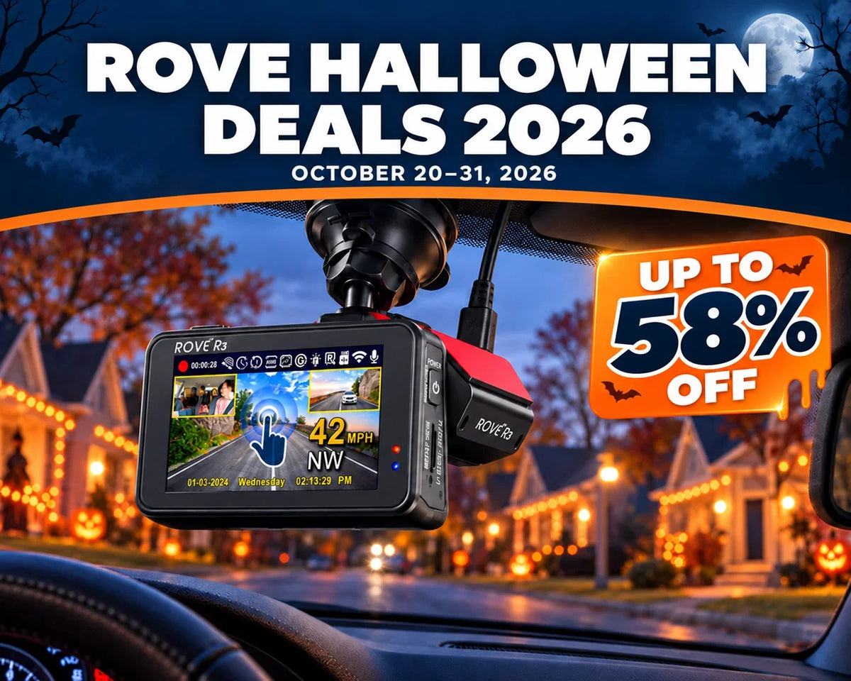 ROVE Dash Cam Halloween Deals 2026: Up to 58% Off
