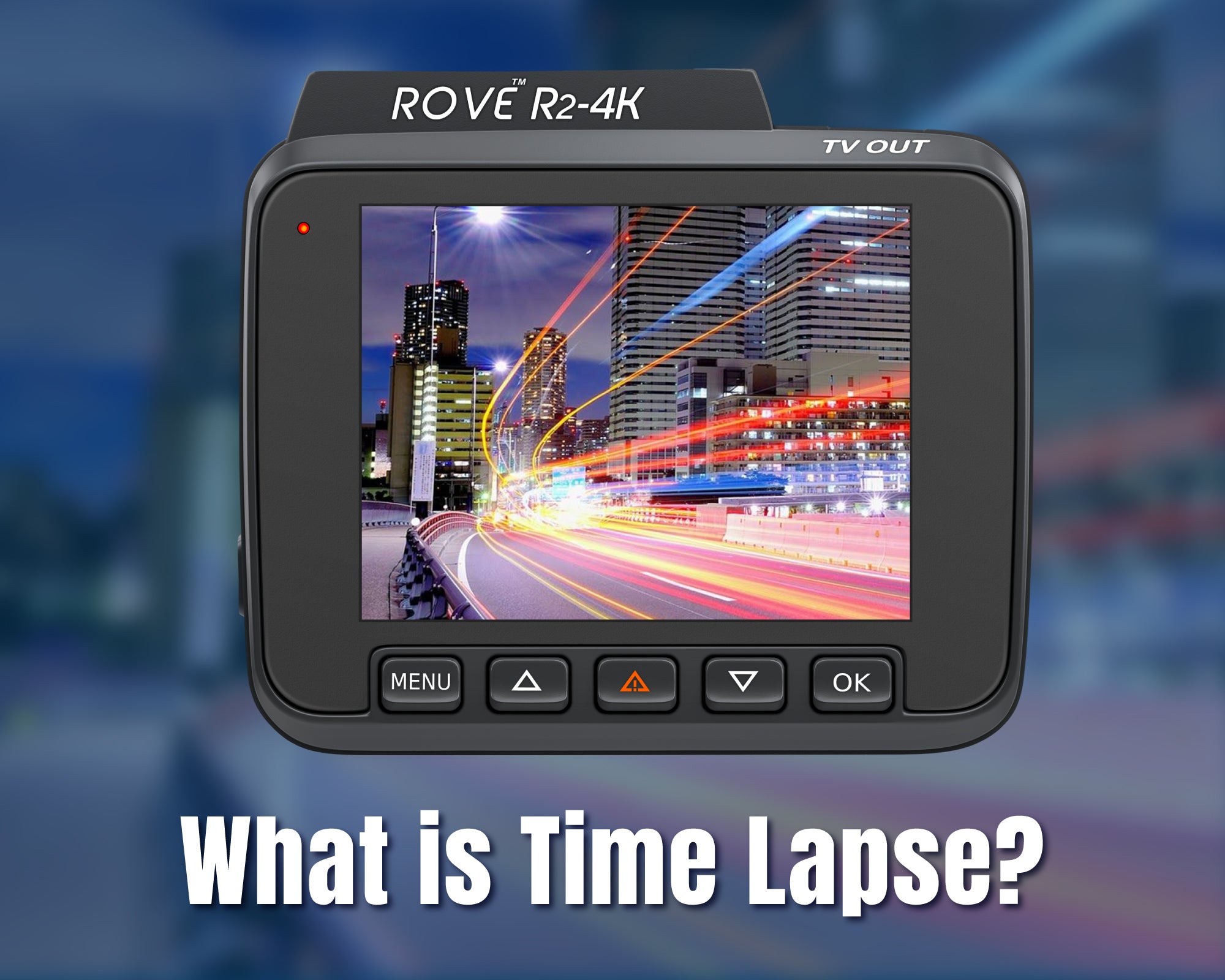 What is the time-lapse in my dash cams?