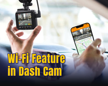 Dash cam Wi-Fi feature