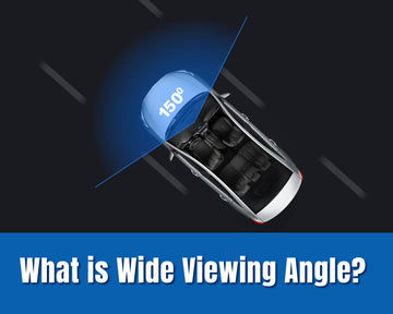 Dash cam wide viewing angle