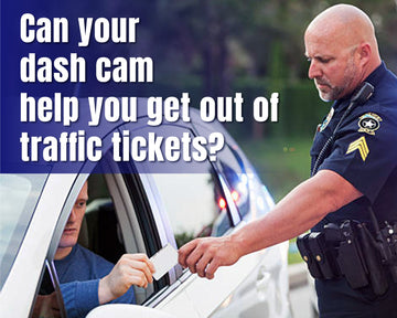 Dash cam traffic ticket evidence