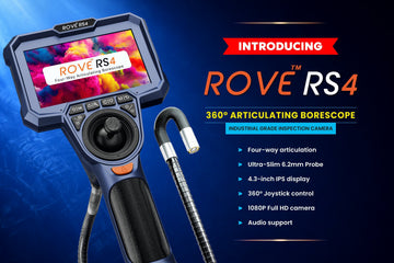 ROVE RS4 four-way 360-degree articulating borescope for professional inspections