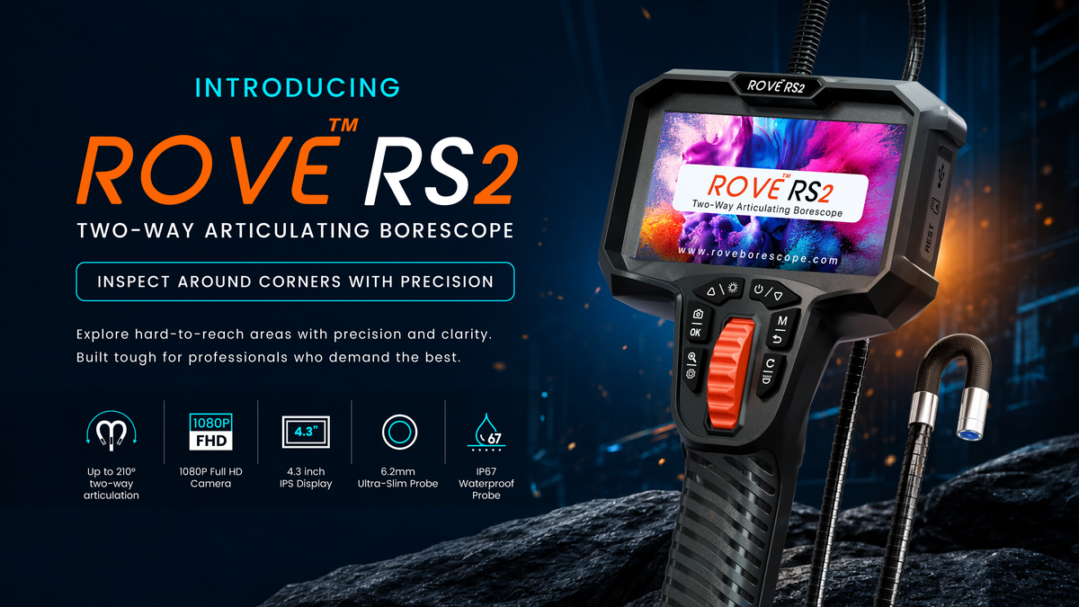 Introducing the ROVE RS2: A Two-Way Articulating Borescope Built for Real Inspections