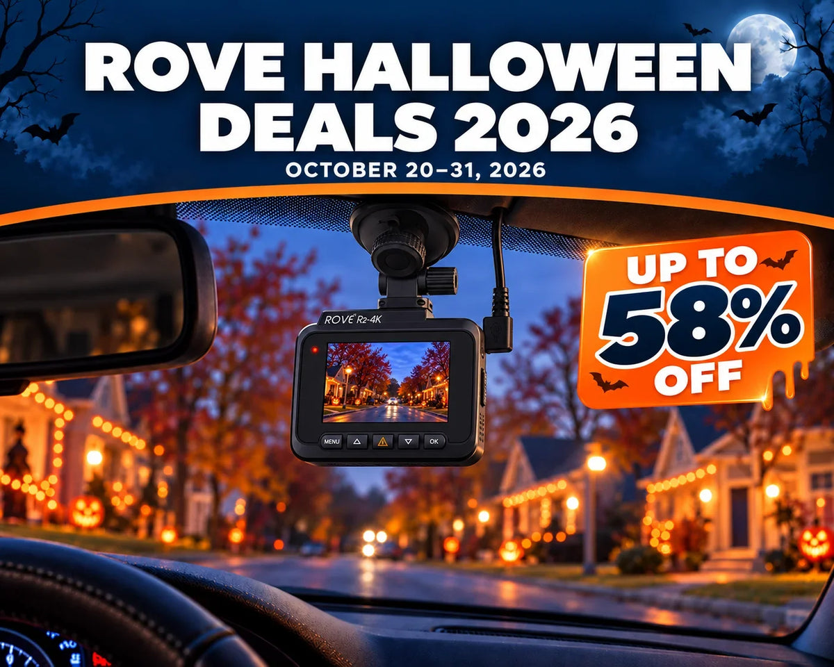 ROVE Dash Cam Halloween Deals 2026: Up to 58% Off