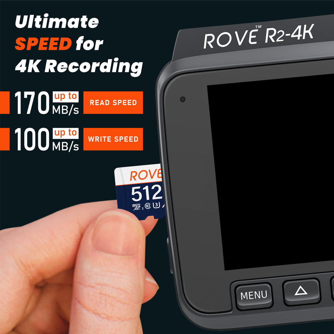 ROVE Ultimate 512GB/256GB/128GB Micro SD Card with Card Reader | Returned Item within their 1st 30-days [Open Box]