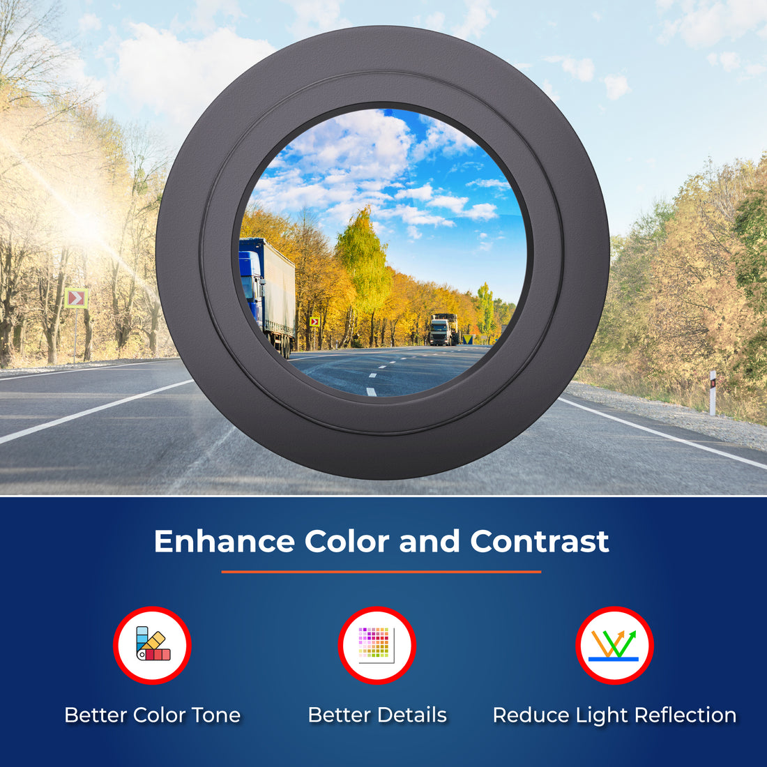 ROVE Ultimate CPL Filter [Open Box], Anti-Glare Circular Polarizer Lens for ROVE R2-4K, R2-4K PRO & R2-4K DUAL Dash Cam Models