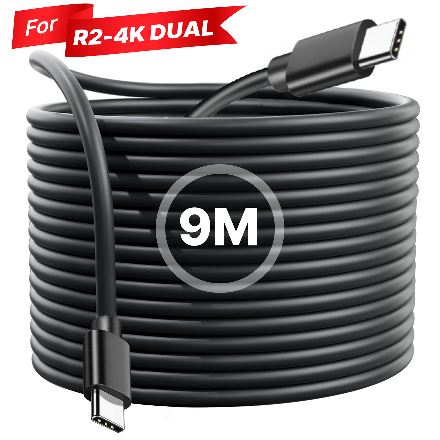 ROVE Ultimate 9M Extended Rear Camera Cable for R2-4K DUAL Dash Cam