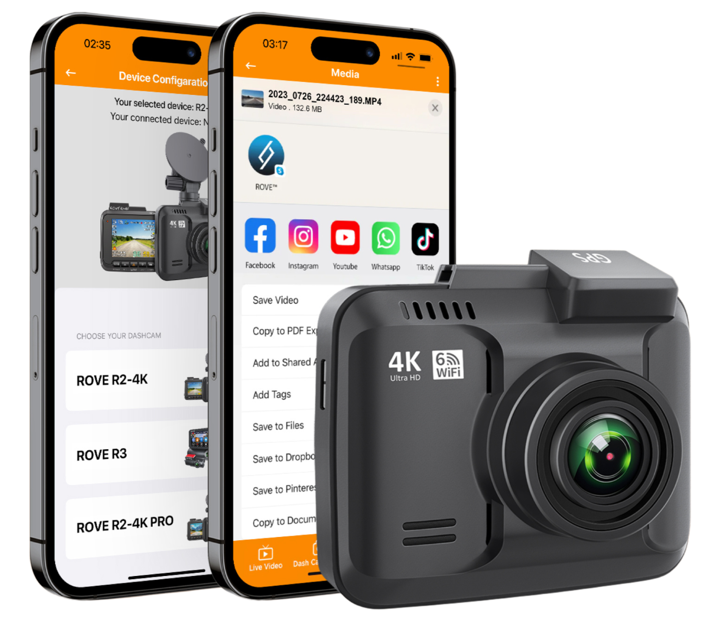 thumbnail image 2 of ROVE R2 - 4K Ultimate Mini USB 3-Lead Hardwire Kit - A Complete Set For Dash Cam 2 of 12