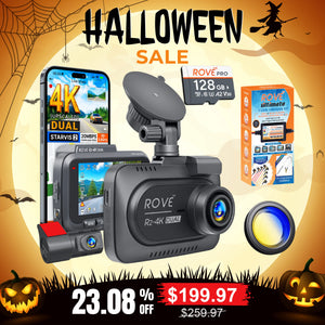 [Bundle] ROVE R2-4K DUAL Dash Cam | Hardwire Kit | CPL