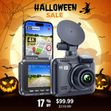ROVE R2-4K Dash Cam 4K Ultra HD 2160P Car Dashboard Camera Built In Wi-Fi 6 & GPS