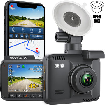 ROVE R2-4K Dash Cam - Open Box Item Grade B