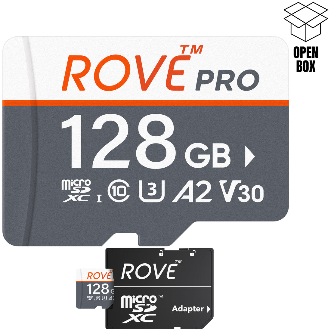 ROVE PRO Micro SDXC Card 128/256/512GB/1TB | Returned Item within their 1st 30-days [Open Box]