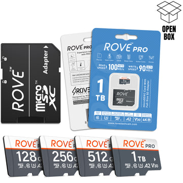 ROVE PRO Micro SDXC Card 128/256/512GB/1TB | Returned Item within their 1st 30-days [Open Box]