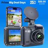 ROVE R2-4K Dash Cam 4K Ultra HD 2160P Car Dashboard Camera Built In Wi-Fi 6 & GPS