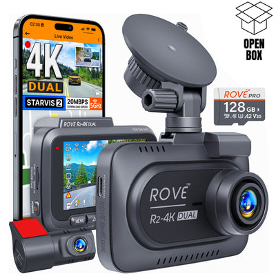 Rove R2 Dual dash cam open-box listing photo