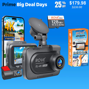 [Bundle] ROVE R2-4K DUAL Dash Cam | Hardwire Kit
