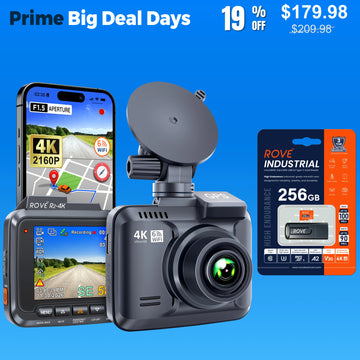[Bundle] ROVE R2-4K Dash Cam | ROVE Industrial 256GB microSD Card