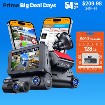 [Bundle] ROVE R3 Dash Cam | ROVE Ultimate 128GB microSD Card