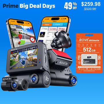 [Bundle] ROVE R3 Dash Cam | ROVE Ultimate 512GB microSD Card