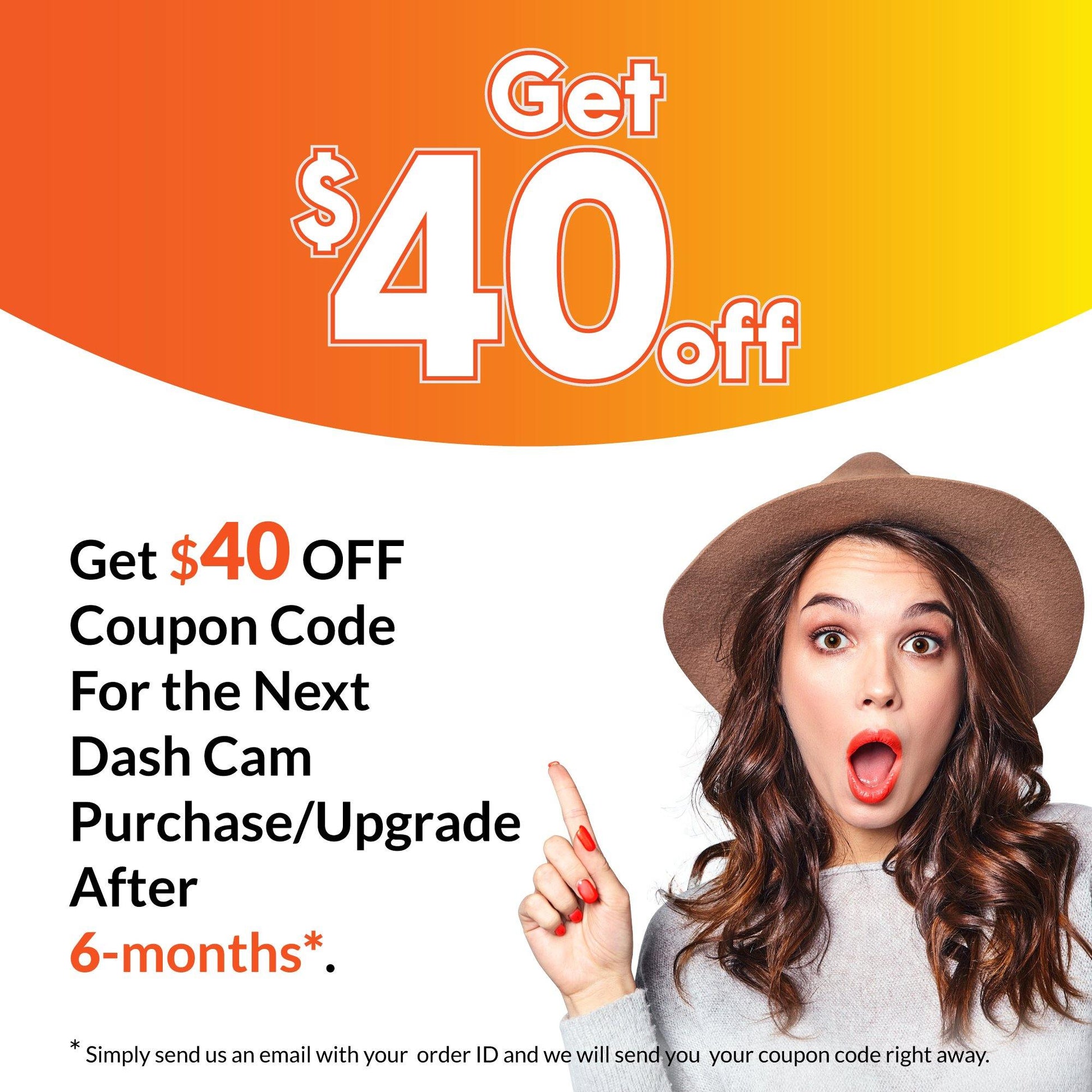 ROVE Care + Extended Warranty for 1-Year + $40 OFF Next Upgrade and Other Benefits - ROVE Dash Cam
