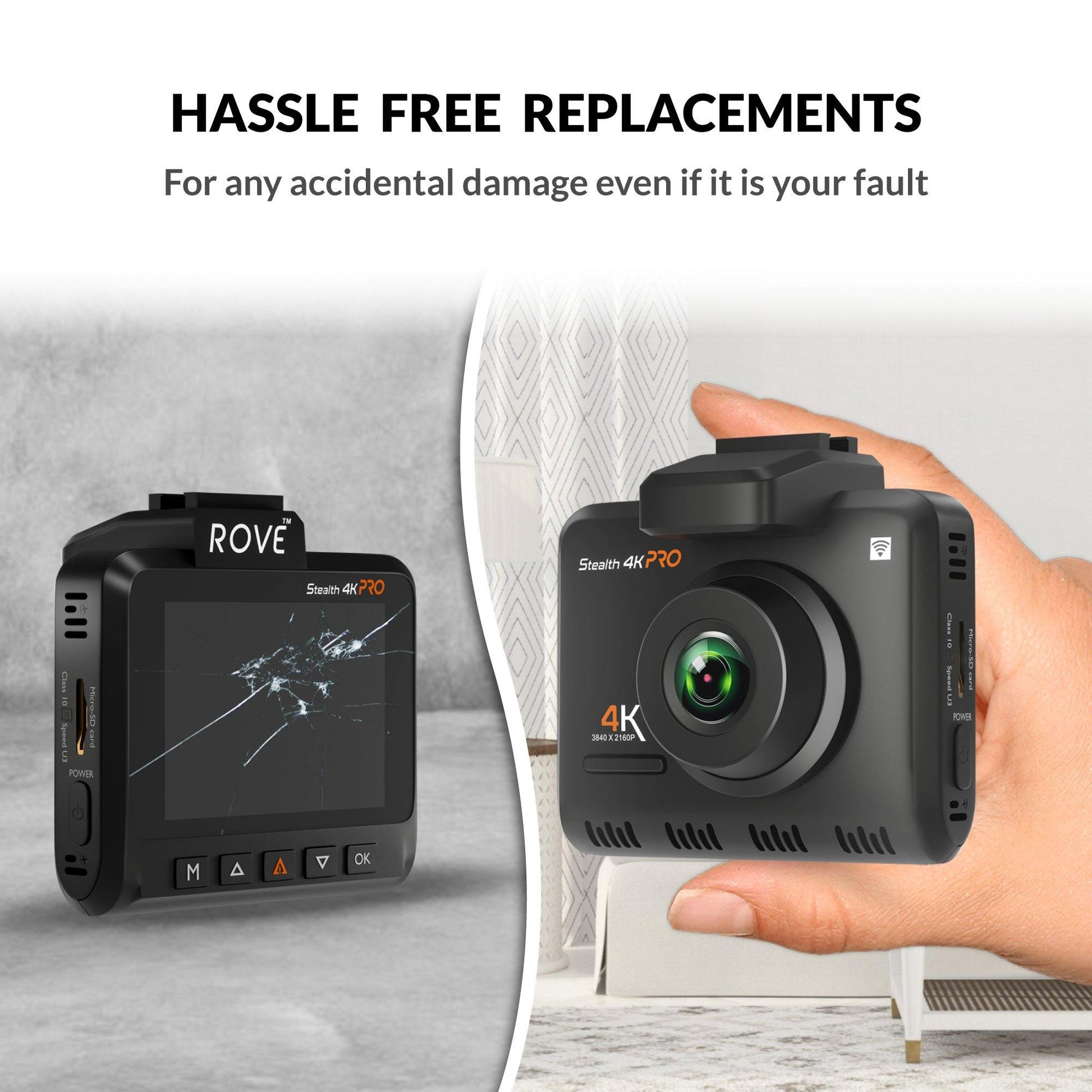 ROVE Care + Extended Warranty for 1-Year + $40 OFF Next Upgrade and Other Benefits - ROVE Dash Cam