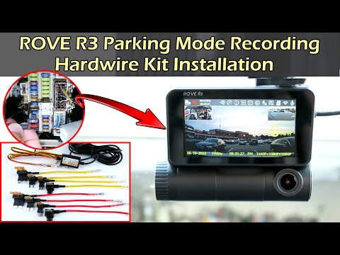 ROVE R3, 3 Channel Touch Screen Dash Cam with Built-in Dual-Band 5GHz WiFi, Built-in GPS, 24 Hr Parking Monitor, Super Capacitor, WDR, G-Sensor, Night Vision.