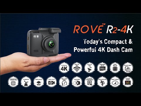 ROVE R2-4K Dash Cam - Returned Item within their 1st 30-days [Open Box]