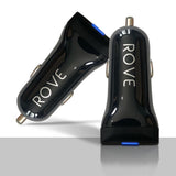 Rove Smart Car Charger -3. 1A Adapter Dual USB Port Car Charging