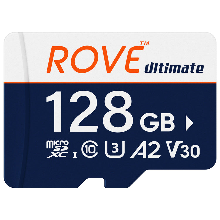 Rove Ultimate 128GB/256GB/512GB Micro SDXC Card with USB 3.2 Gen-1 Type-C card reader, Micro SD memory card for dash cam, Up to 170MB/s Read, 100MB/s Write, U3, Class10